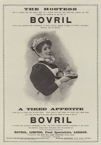 Advertisement, Bovril (engraving) by English School