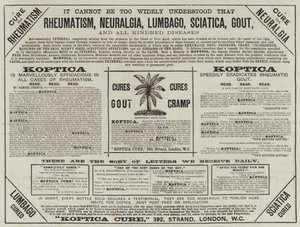 Advertisement, Koptica Cure by English School
