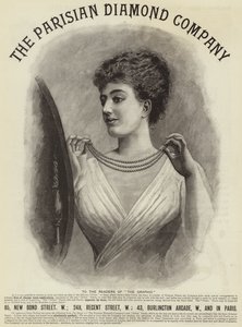 Advertisement, The Parisian Diamond Company by English School