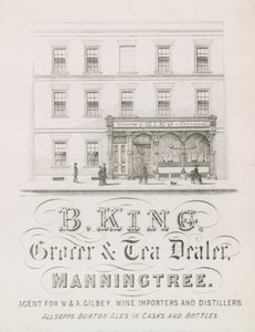 Advertisement for B King by English School