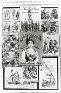 Advertisement for Beechams Pills, the Rosebud of Health, 1890
