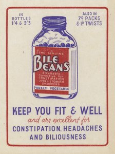 Advertisement for Bile Beans