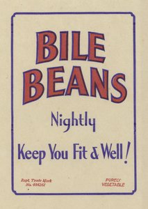 Advertisement for Bile Beans by English School