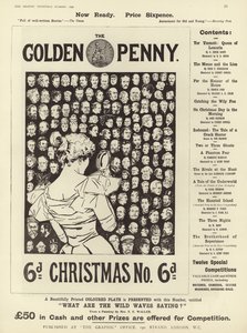 Advertisement for The Golden Penny Christmas Number by English School