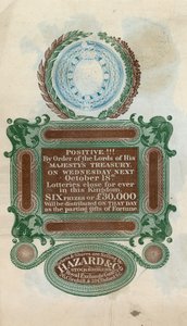 Advertisement for Last Lottery by English School