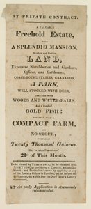 Advertisement for State Lottery by English School