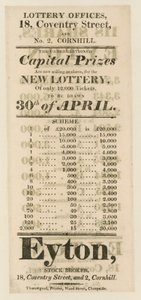 Advertisement for State Lottery