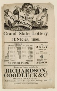 Advertisement for State Lottery