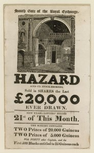Advertisement for State Lottery by English School