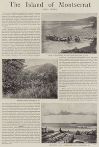 Advertisement, the Island of Montserrat, West Indies by English School