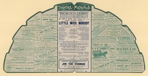 Advertising leaflet for the Theatre Metropole, Peckham, London by English School