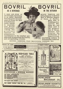 Advertising spread from The Graphic Christmas Number 1896