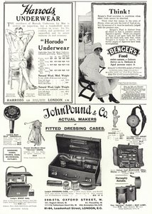 Advertising spread from The Sphere by English School