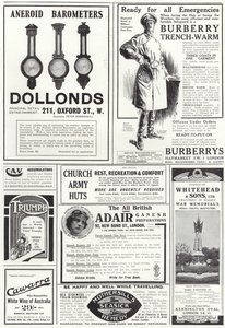 Advertising spread from The Sphere