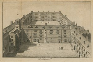 Aerial View of Bridewell Palace by English School