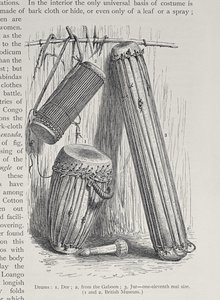 African drums, from 