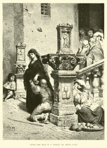 After the Mass in S. Trinita de Monti, Rome by English School