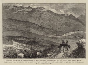 Agrarian Agitation in Ireland, Scene of the Attempted Assassination of Mr Smith, Lord Sligo
