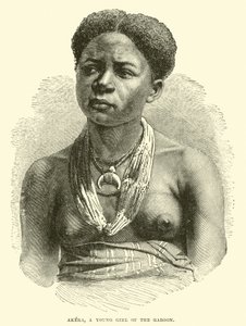 Akera, a young girl of the Gaboon by English School