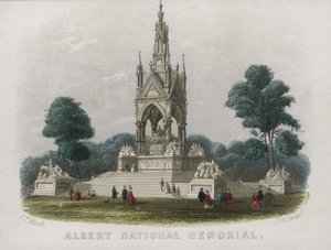 Albert Memorial, Kensington Gardens, London by English School
