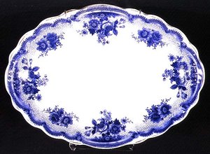 Albertoli Pattern Staffordshire Plate by English School