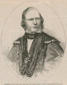 Alderman David Williams Wire, the Lord Mayor Elect by English School