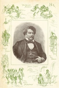 Alexandre Dumas, author of The Count of Monte Cristo by English School