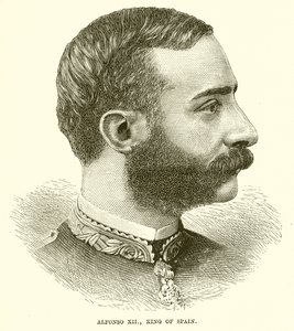 Alfonso XII, King of Spain by English School