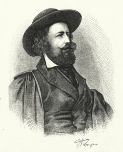 Alfred Lord Tennyson by English School