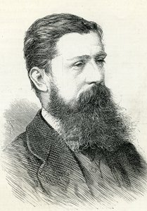 Alfred Pizzey Newton from the Illustrated London news 1883 by English School