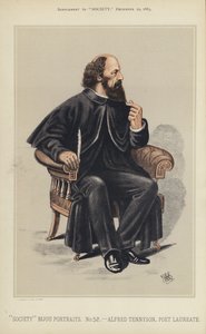 Alfred Tennyson, Poet Laureate by English School