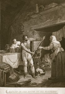 Alfred in the House of the Neatherd, Illustration from David Hume