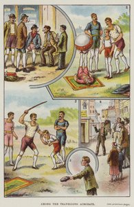 Among the Travelling Acrobats by English School