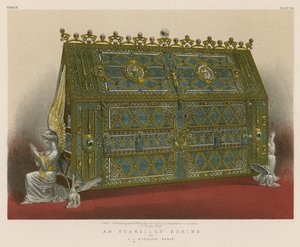 An Enamelled Shrine by English School