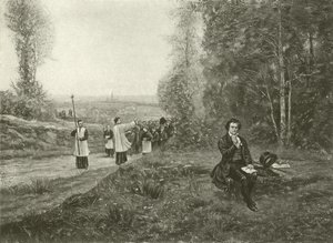 An Anecdote About Beethoven (engraving) by English School