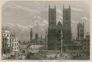 An Architectural Group in Westminster by English School