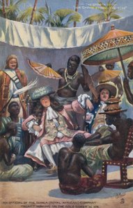 An official of the Guinea (Royal African) Company treaty making on the Gold Coast in 1672
