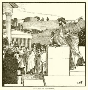 An Oration of Demosthenes by English School