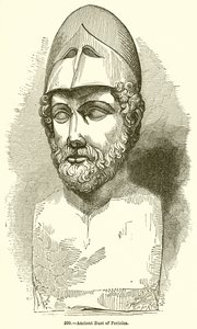 Ancient Bust of Pericles by English School