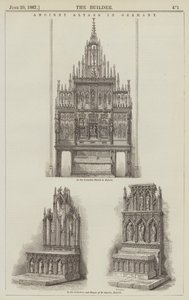 Ancient Altars in Germany (engraving)