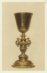 Ancient Gilded Chalice by English School