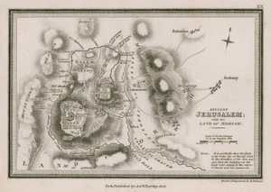 Ancient Jerusalem; with the Land of Moriah by English School