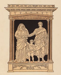 Ancient Rome: The Marriage of Claudia and Pudens by English School