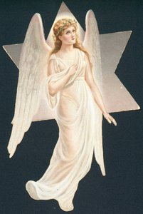 Angel glowing by English School