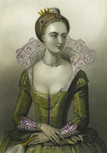 Anne of Denmark, Queen Consort of James I of Great Britain, 1856 by English School