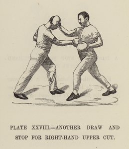 Another draw and stop for right-hand upper cut by English School