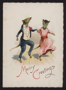 Anthropomorphic mice dancing
