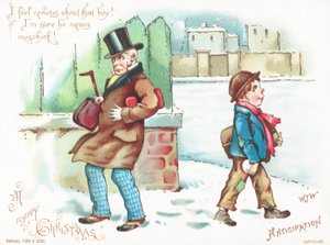Anticipation! Man feeling threatened! by English School