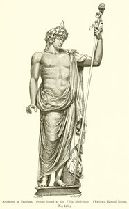 Antinous as Bacchus. Statue found at the Villa Hadriana (Vatican, Round Room, No. 540)