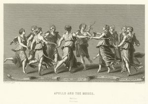 Apollo and the Muses by English School